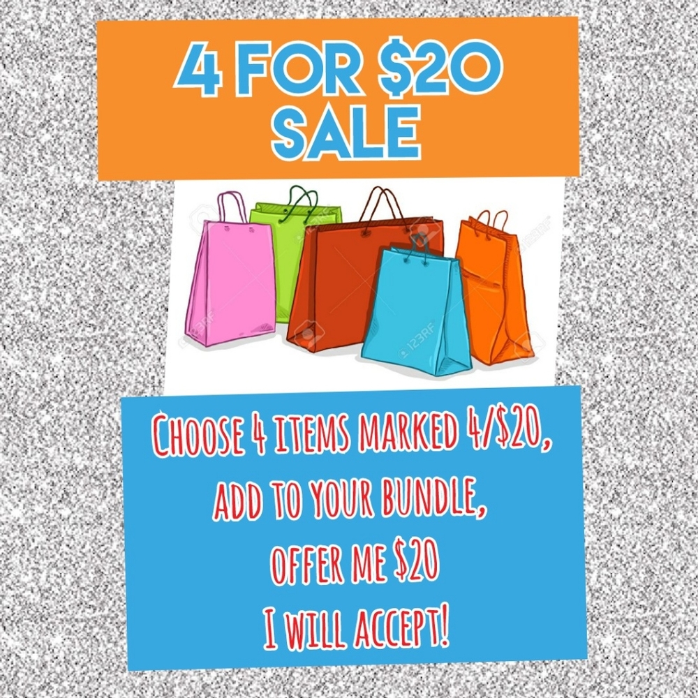 4 items for $20